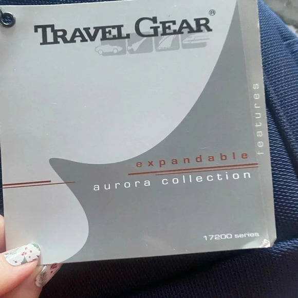 Travel Gear 17” Tote Aurora Collection Navy Blue Carry On Shoulder Bag New NWT - Picture 7 of 9